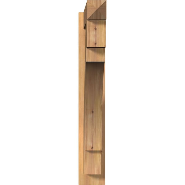 Merced Arts & Crafts Smooth Outlooker, Western Red Cedar, 5 1/2W X 32D X 36H